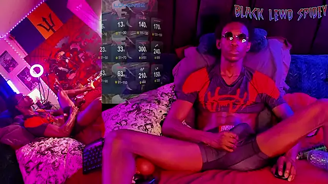 BlackLewdSpidey online show from 02.04.25