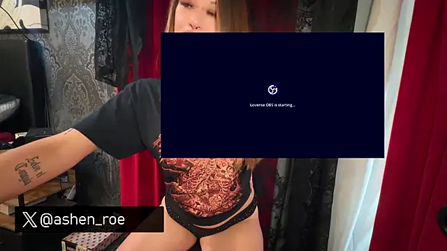 Snapshot of AshenRoe chatting on 03.01.26 AshenRoe online show from 03.01.26