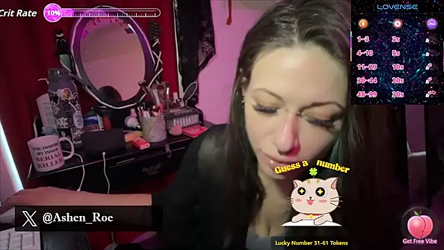 AshenRoe online show from 03.07.26