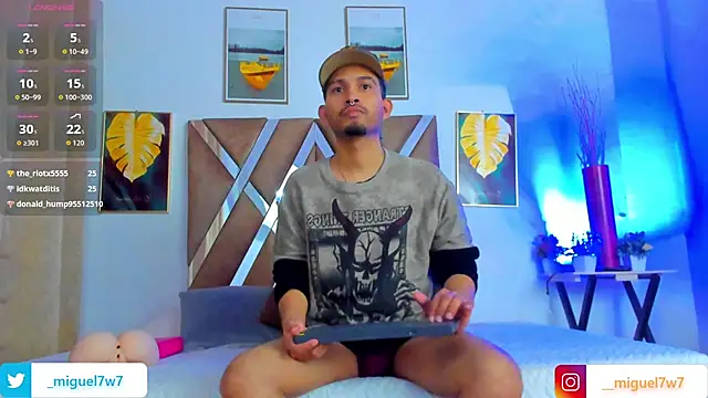 Snapshot of __Miguel7w7 chatting on 01.12.26 Miguel7w7 online show from 01.12.26