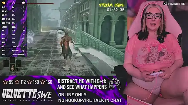 Snapshot of VelvetteSWE chatting on 06.27.26 VelvetteSWE online show from 06.27.26