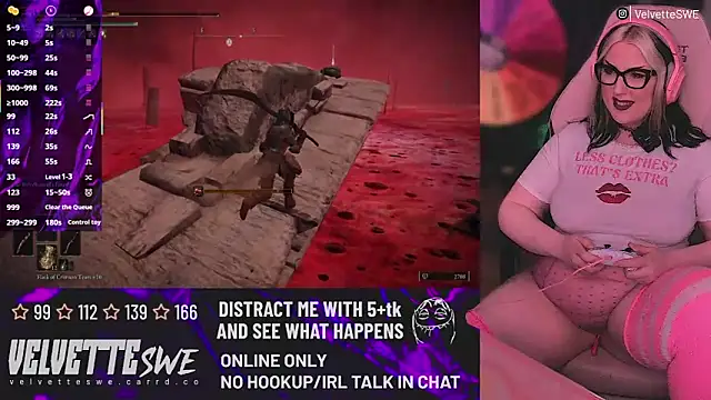 Snapshot of VelvetteSWE chatting on 07.02.26 VelvetteSWE online show from 07.02.26