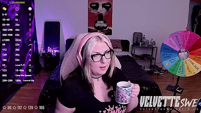 Snapshot of VelvetteSWE chatting on 07.02.26 VelvetteSWE online show from 07.02.26