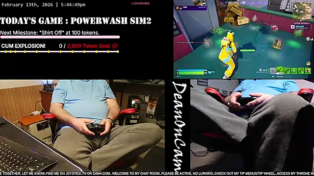 DeanonCam online show from 02.13.26