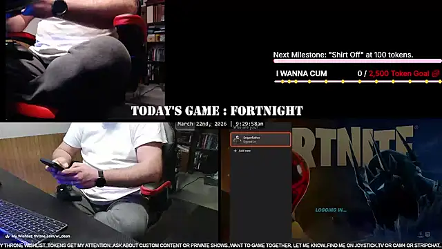 DeanonCam online show from 03.22.26