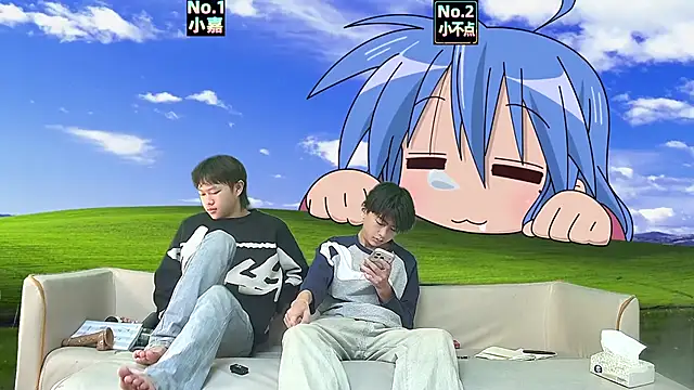 xiaohuangren01 online show from 04.04.26