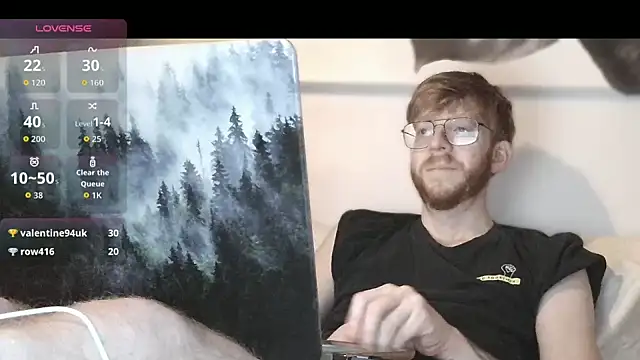 Snapshot of Gingerxl8 chatting on 02.03.26 Gingerxl8 online show from 02.03.26