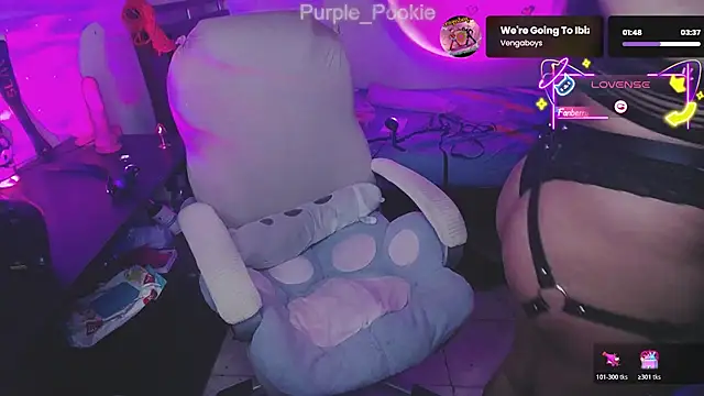 Purple-Pookiee online show from 03.30.26