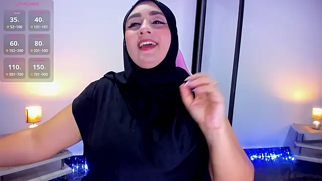 HijabiMilff online show from 03.19.26