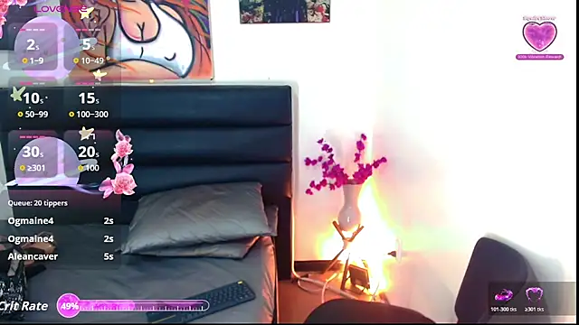 Mia dasilva  online show from 07.04.26