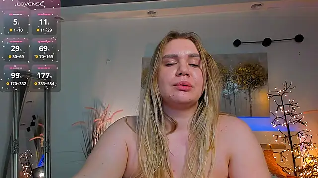 Sky BlondeX online show from 01.14.25