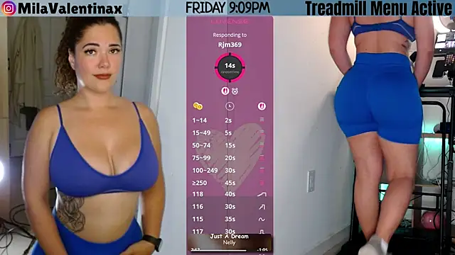 MilaValentina online show from 04.18.26