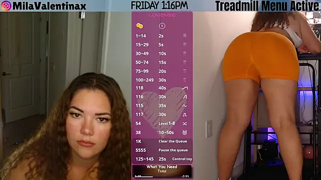 Snapshot of MilaValentina chatting on 06.26.26 MilaValentina online show from 06.26.26