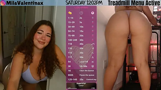 Snapshot of MilaValentina chatting on 07.04.26 MilaValentina online show from 07.04.26