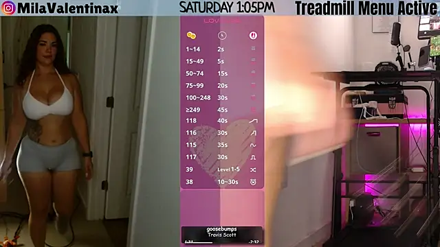 Snapshot of MilaValentina chatting on 07.18.26 MilaValentina online show from 07.18.26