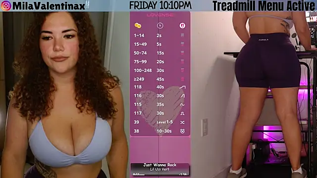 Snapshot of MilaValentina chatting on 08.01.26 MilaValentina online show from 08.01.26