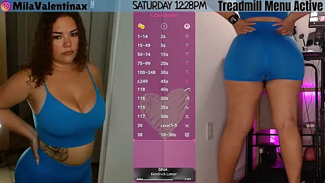 Snapshot of MilaValentina chatting on 08.01.26 MilaValentina online show from 08.01.26
