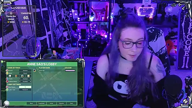 Snapshot of AnneSao chatting on 12.02.24 AnneSao online show from 12.02.24