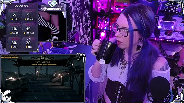 Snapshot of AnneSao chatting on 03.20.25 AnneSao online show from 03.20.25