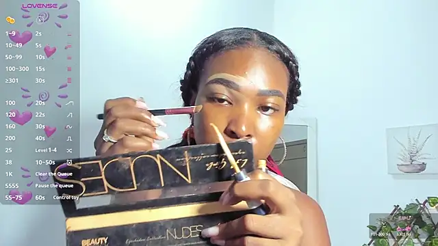 Snapshot of myblackdoope chatting on 11.24.25 myblackdoope online show from 11.24.25