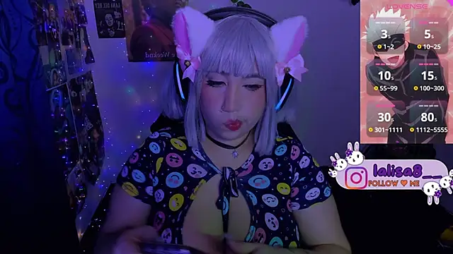 Snapshot of lalisa8 chatting on 01.11.25 lalisa8 online show from 01.11.25