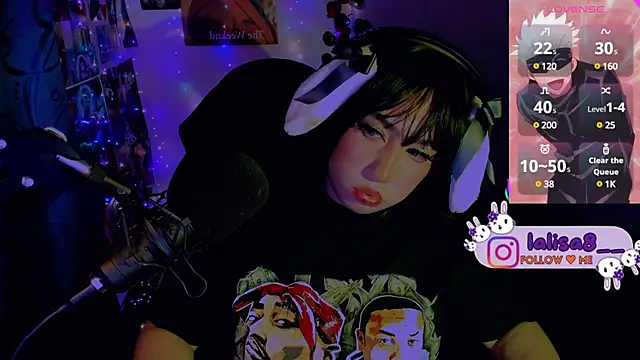 Snapshot of lalisa8 chatting on 01.19.25 lalisa8 online show from 01.19.25