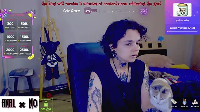 Snapshot of Dark__Elf chatting on 04.27.26 Dark Elf online show from 04.27.26