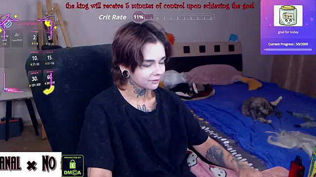 Snapshot of Dark__Elf chatting on 05.29.26 Dark Elf online show from 05.29.26