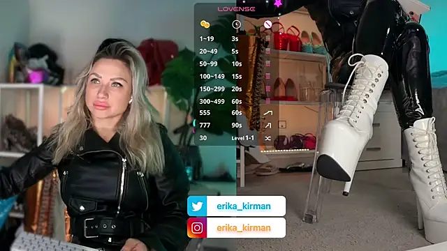 Erika Kirman online show from 01.18.26