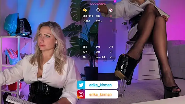 Erika Kirman online show from 06.16.26