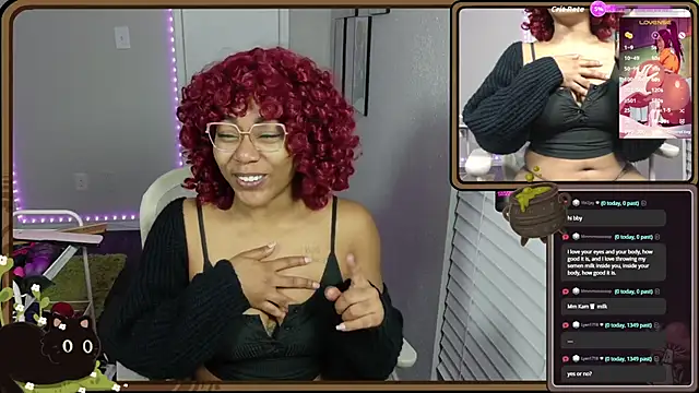 Snapshot of Cheybaaee chatting on 11.12.25 Cheybaaee online show from 11.12.25