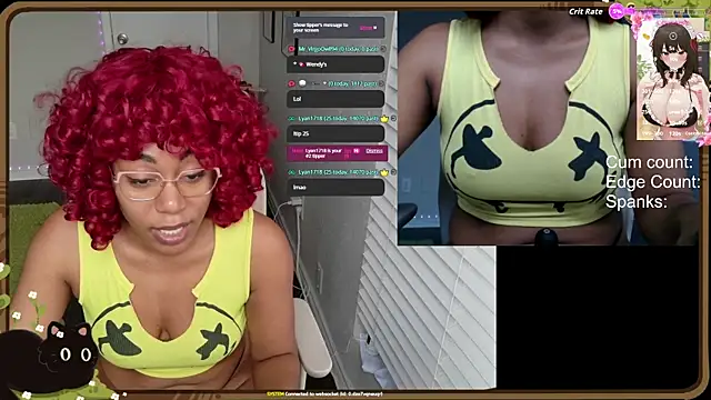 Snapshot of Cheybaaee chatting on 01.10.26 Cheybaaee online show from 01.10.26