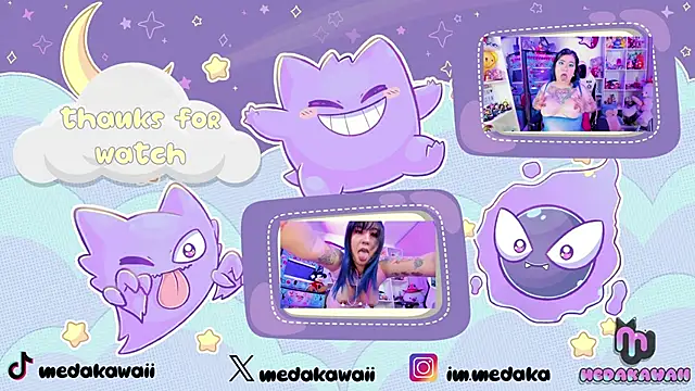 meda kawaii  online show from 02.22.25