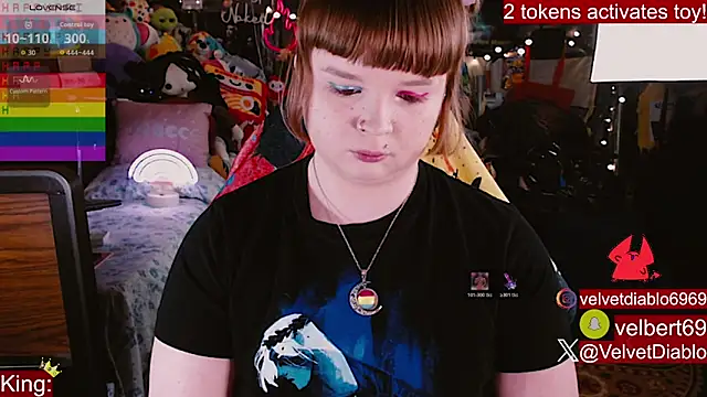 Snapshot of VelvetDiablo chatting on 06.04.26 VelvetDiablo online show from 06.04.26