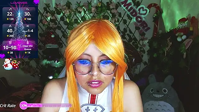 MidoriQuiinn online show from 12.12.24