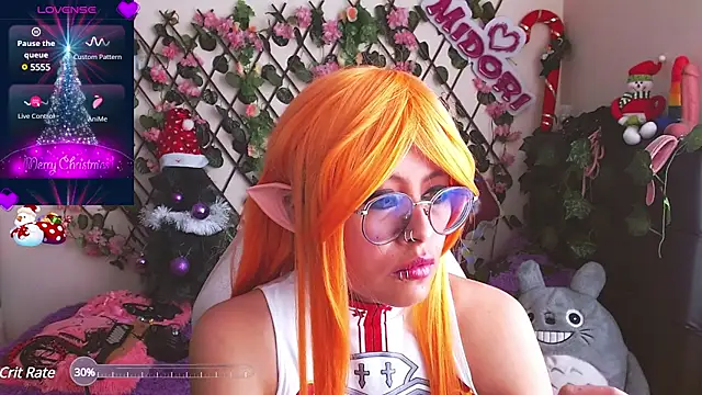 MidoriQuiinn online show from 12.13.24