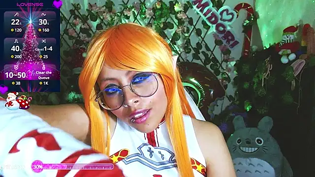 MidoriQuiinn online show from 12.13.24