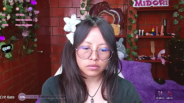 MidoriQuiinn online show from 03.13.25