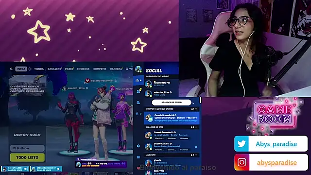 Abysparadise online show from 10.19.25