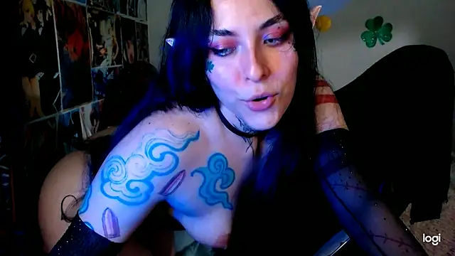 Snapshot of JINX_26 chatting on 03.18.25 JINX 26 online show from 03.18.25