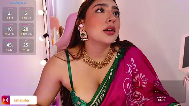 Snapshot of ashalisha chatting on 12.18.25 ashalisha online show from 12.18.25