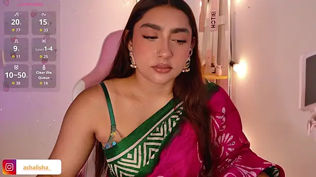 Snapshot of ashalisha chatting on 01.10.26 ashalisha online show from 01.10.26