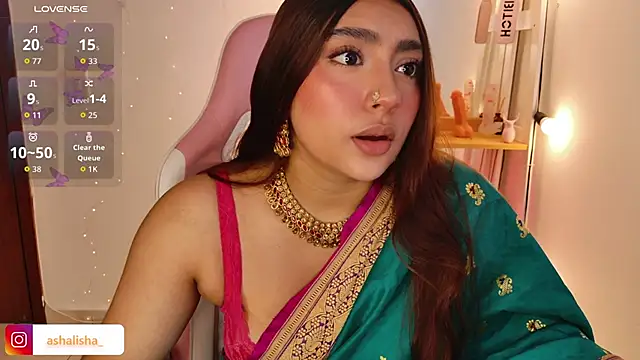 Snapshot of ashalisha chatting on 03.23.26 ashalisha online show from 03.23.26
