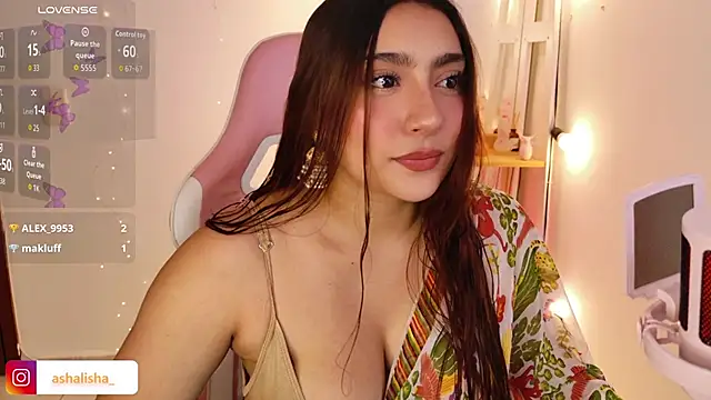 Snapshot of ashalisha chatting on 04.08.26 ashalisha online show from 04.08.26