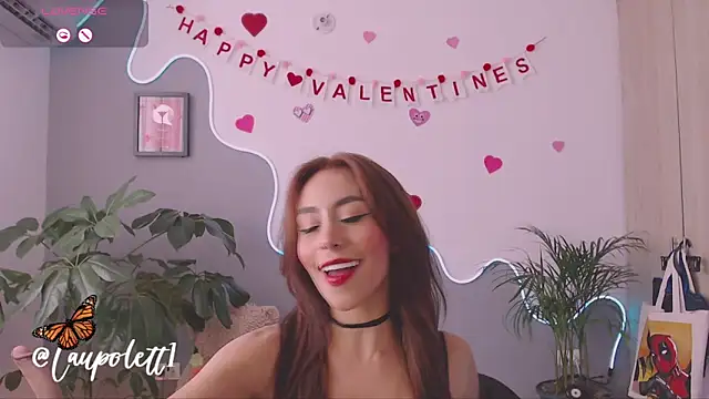 Snapshot of LauPolett chatting on 02.16.25 LauPolett online show from 02.16.25