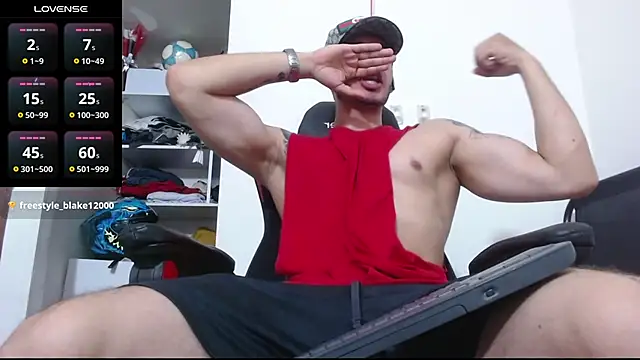 Snapshot of freestyle_blake1 chatting on 10.17.25 freestyle blake1 online show from 10.17.25