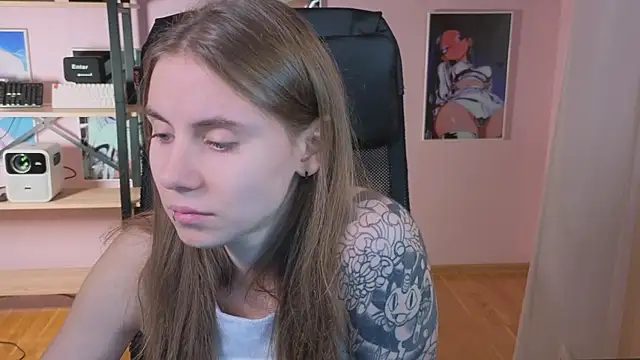 Snapshot of _AnnaStark_ chatting on 10.01.25 AnnaStark online show from 10.01.25