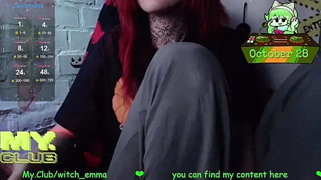 Witch Emma online show from 10.28.25