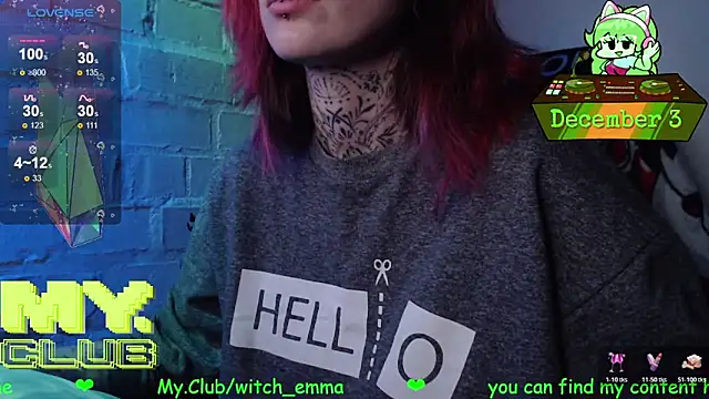 Witch Emma online show from 12.03.25