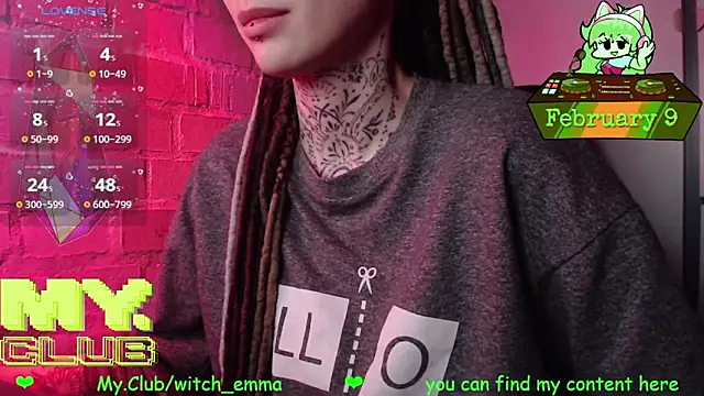 Witch Emma online show from 02.09.26